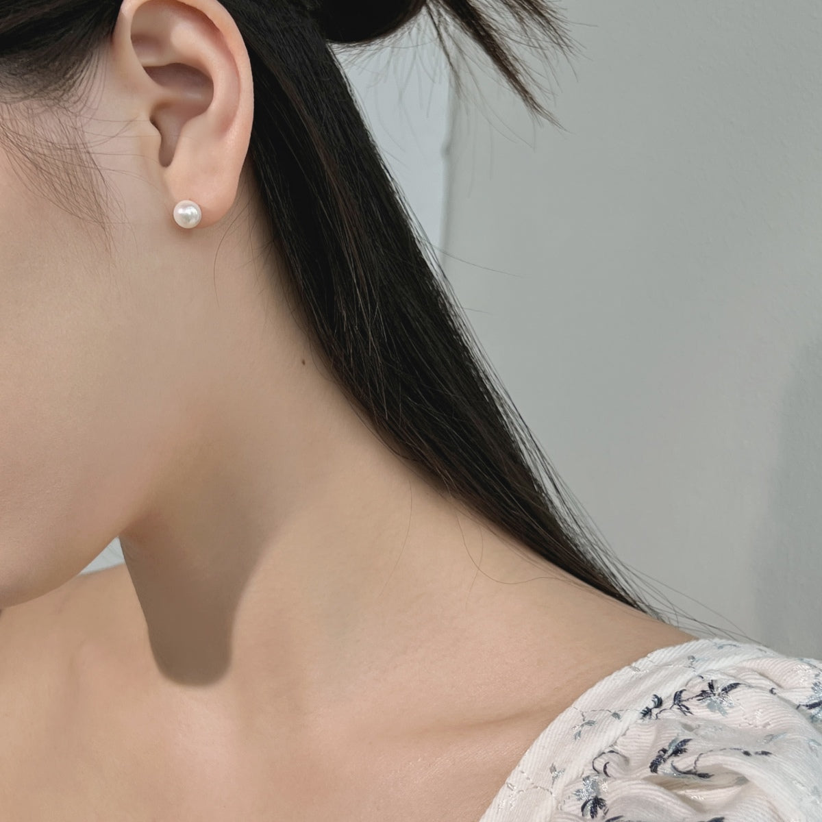 [Regalia jewelry]Delicate Pearl Earrings