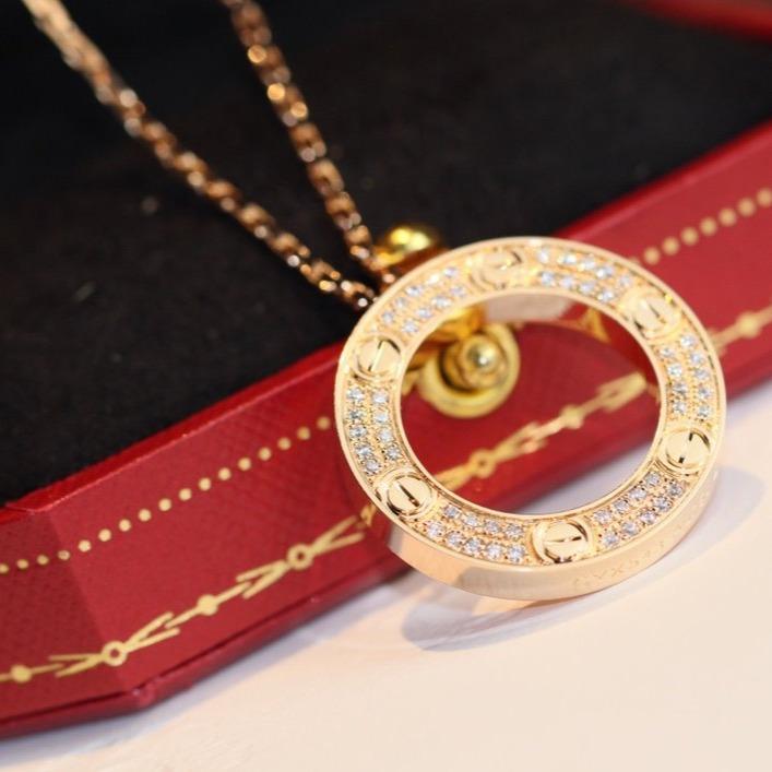 [Joyas Regalia] COLLAR AMOR AJUSTABLE ORO ROSA 