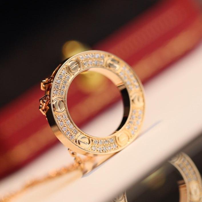 [Joyas Regalia] COLLAR AMOR AJUSTABLE ORO ROSA 