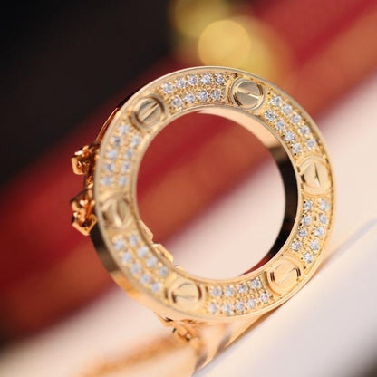[Joyas Regalia] COLLAR AMOR AJUSTABLE ORO ROSA 