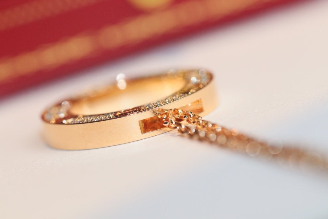 [Joyas Regalia] COLLAR AMOR AJUSTABLE ORO ROSA 