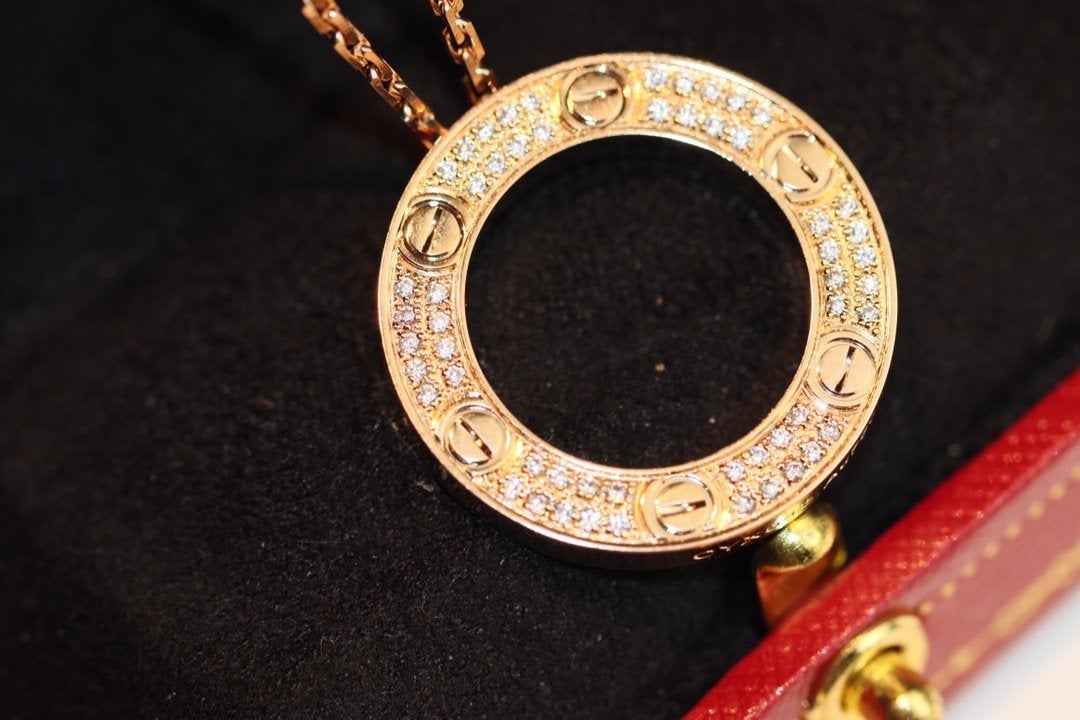 [Joyas Regalia] COLLAR AMOR AJUSTABLE ORO ROSA 