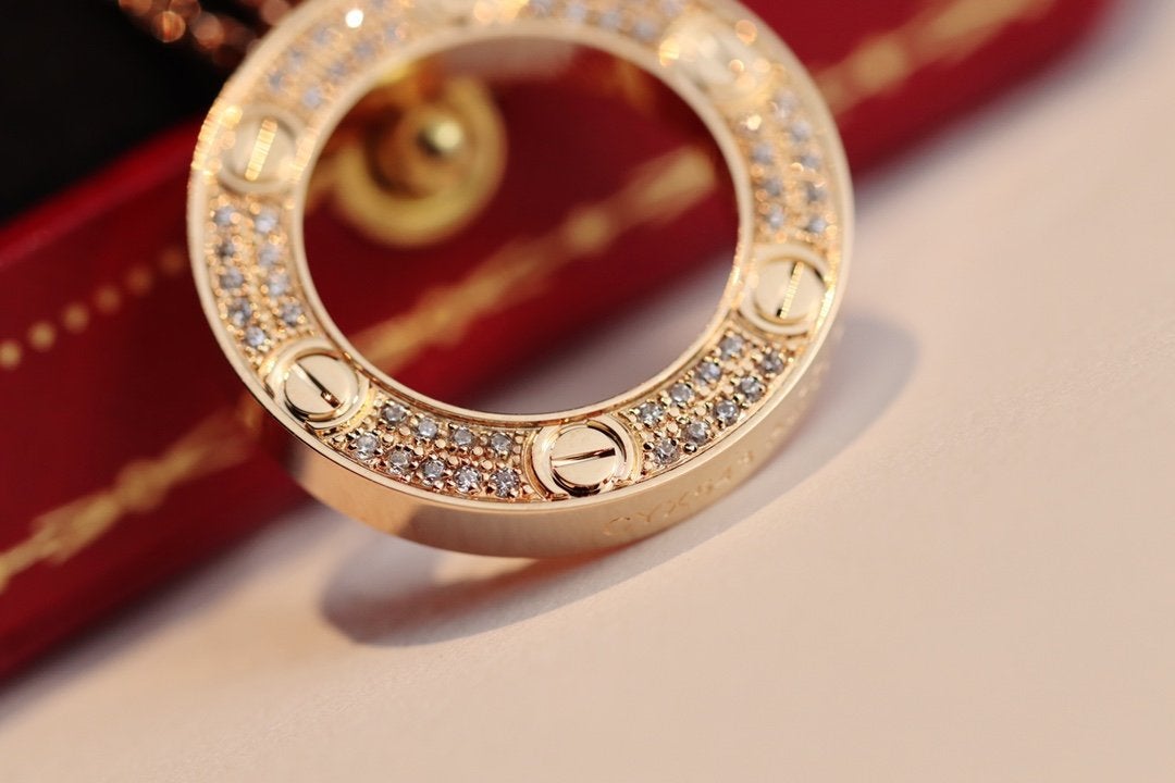 [Joyas Regalia] COLLAR AMOR AJUSTABLE ORO ROSA 