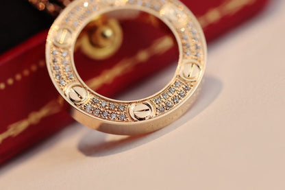 [Joyas Regalia] COLLAR AMOR AJUSTABLE ORO ROSA 