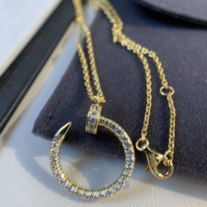 [Regalia jewelry]JUSTE NECKLACE GOLD DIAMONDS