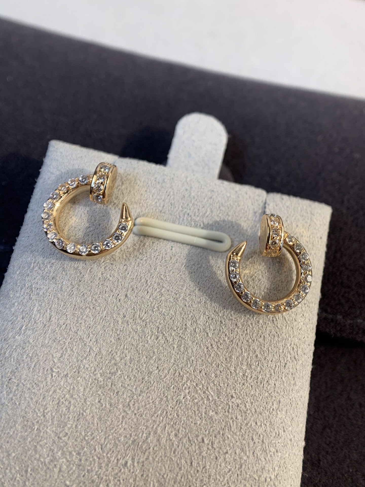 [Joyas Regalia] PENDIENTES JUSTE ORO DIAMANTES 
