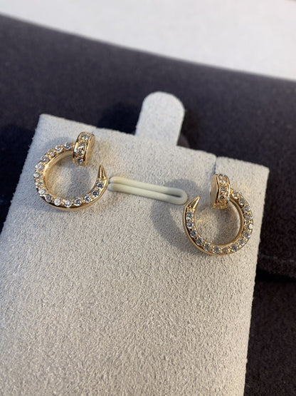 [Joyas Regalia] PENDIENTES JUSTE ORO DIAMANTES 