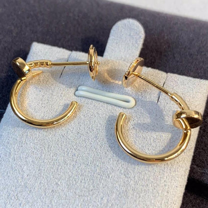 [Joyas Regalia]PENDIENTES JUSTE ORO ROSA 