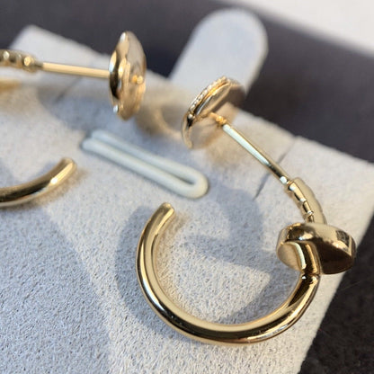 [Joyas Regalia]PENDIENTES JUSTE ORO ROSA 