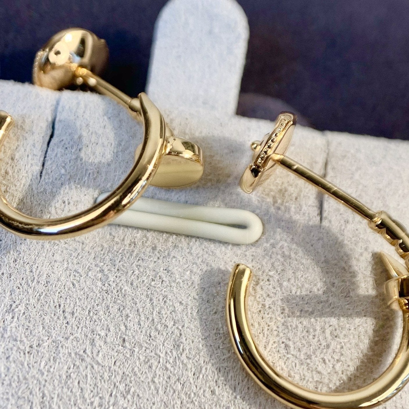 [Joyas Regalia]PENDIENTES JUSTE ORO ROSA 
