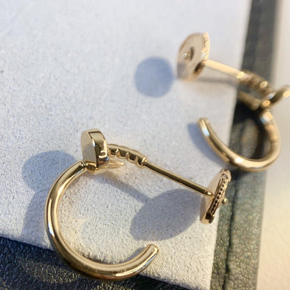 [Joyas Regalia]PENDIENTES JUSTE ORO ROSA 