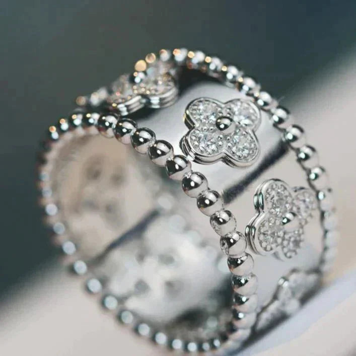 [Bijoux Regalia] BAGUE KALÉIDOSCOPE TRÈFLE 10 MM