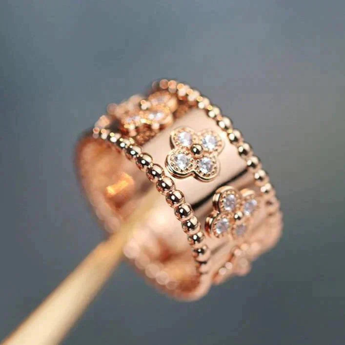 [Bijoux Regalia] BAGUE KALÉIDOSCOPE TRÈFLE 10 MM