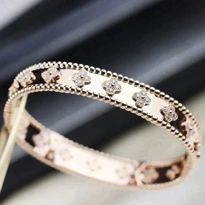 [Regalia jewelry]CLOVER BRACELET 8MM DIAMONDS