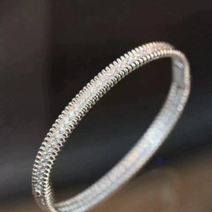 [Joyas Regalia]Pulsera de diamantes perlé de una hilera 