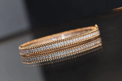 [Joyas Regalia]Pulsera de diamantes perlé de una hilera 