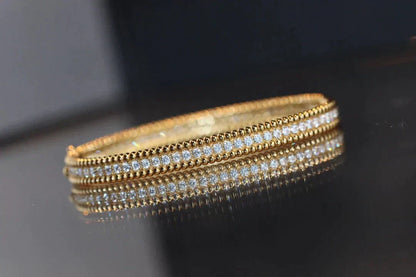 [Joyas Regalia]Pulsera de diamantes perlé de una hilera 