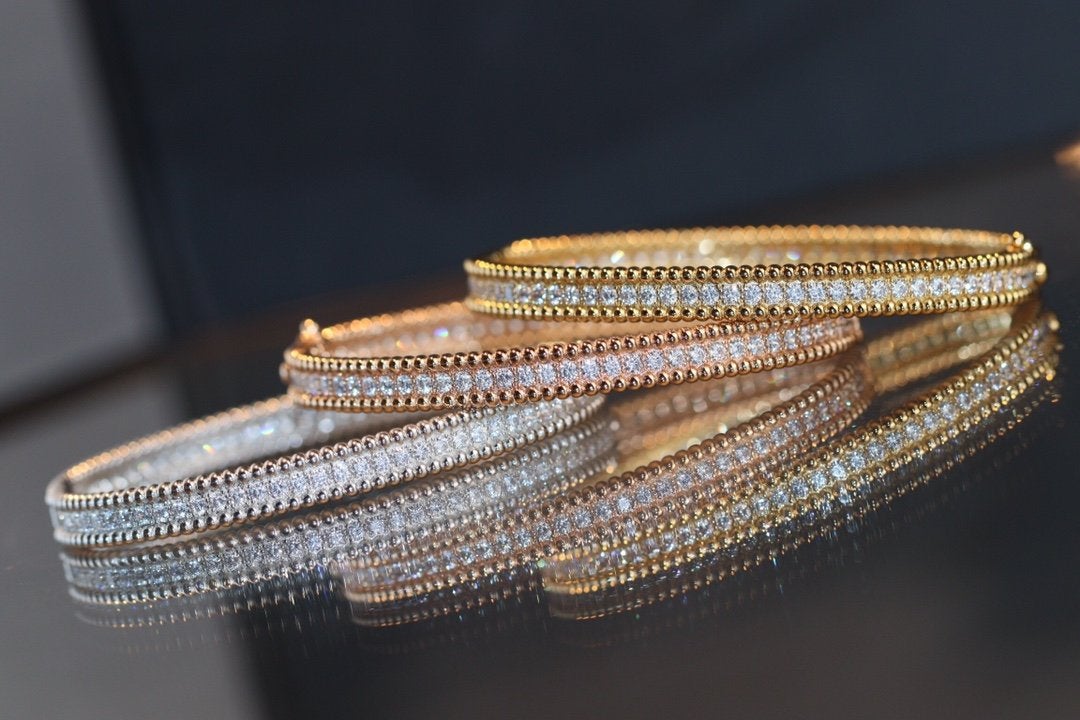 [Joyas Regalia]Pulsera de diamantes perlé de una hilera 