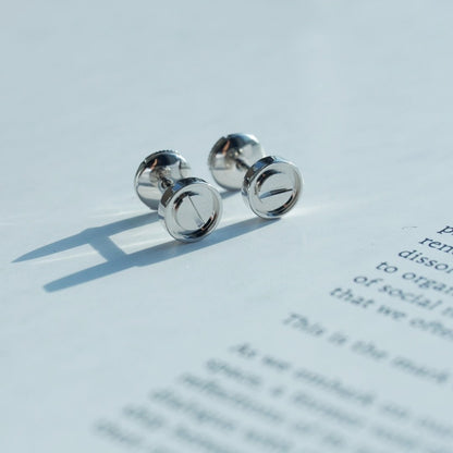 [Regalia jewelry]LOVE EARRINGS SILVER 10MM