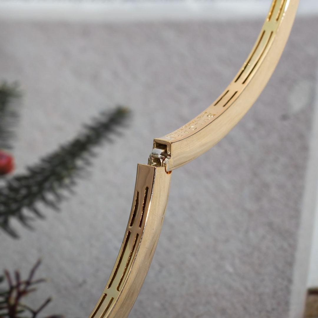 [Joyas Regalia]Pulsera Serpenti de oro rosa con diamantes y doble serpiente