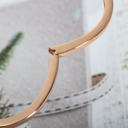 [Joyas Regalia]PULSE DE ENSUEÑO ABIERTO ORO ROSA MOP