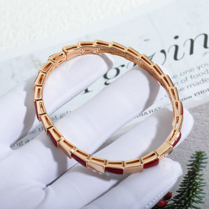 [Joyas Regalia]PULSE SERPENTI ORO ROSA RUBELITA