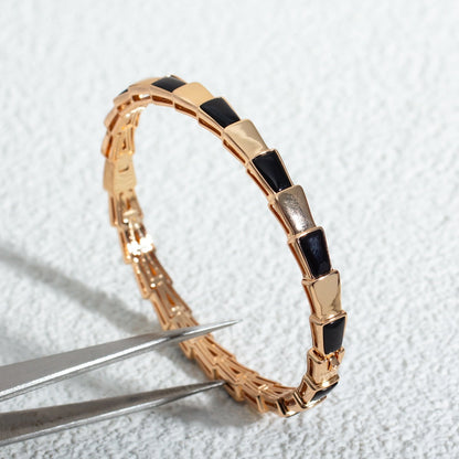 [Regalia jewelry]SERPENTI BRACELET PINK GOLD ONYX