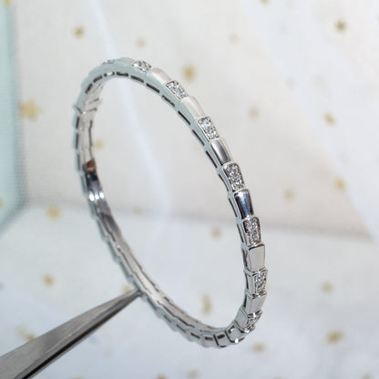 [Joyas Regalia]Pulsera Serpenti Plata Diamante