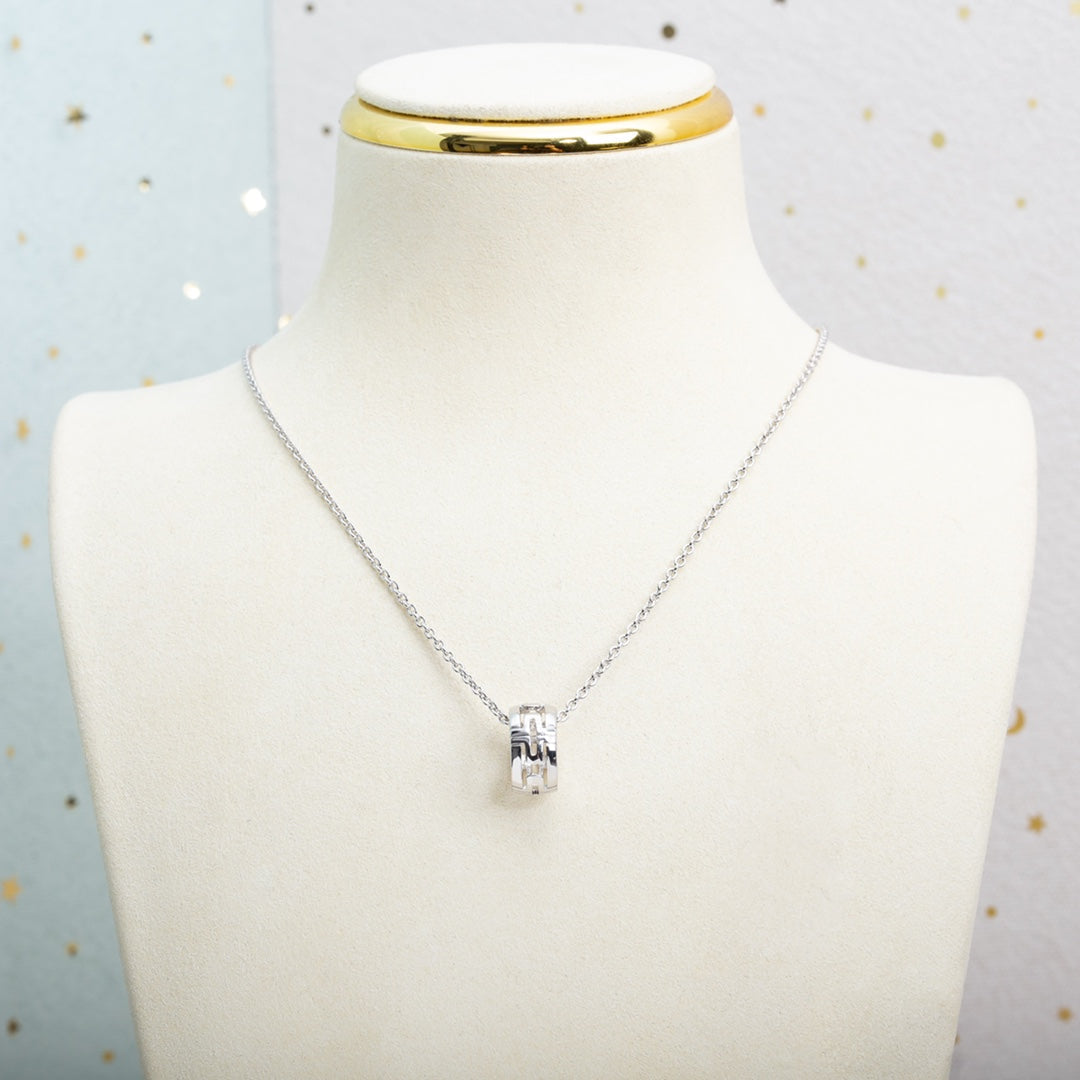 [Regalia jewelry]PARENTESI NECKLACE SILVER