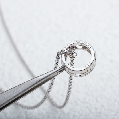 [Regalia jewelry]PARENTESI NECKLACE SILVER