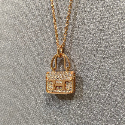 [Joyas Regalia] COLLAR CON PEDANTE DE DIAMANTES CONSTANCE 