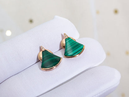 [Regalia jewelry]DIVAS DREAM EARRINGS PINK GOLD