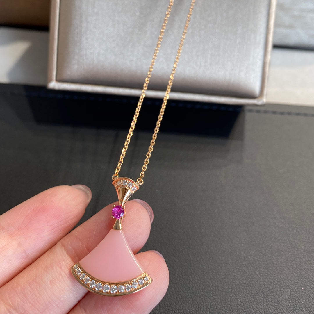 [Joyas Regalia] COLLAR DE ENSUEÑO ÓPALO ROSA