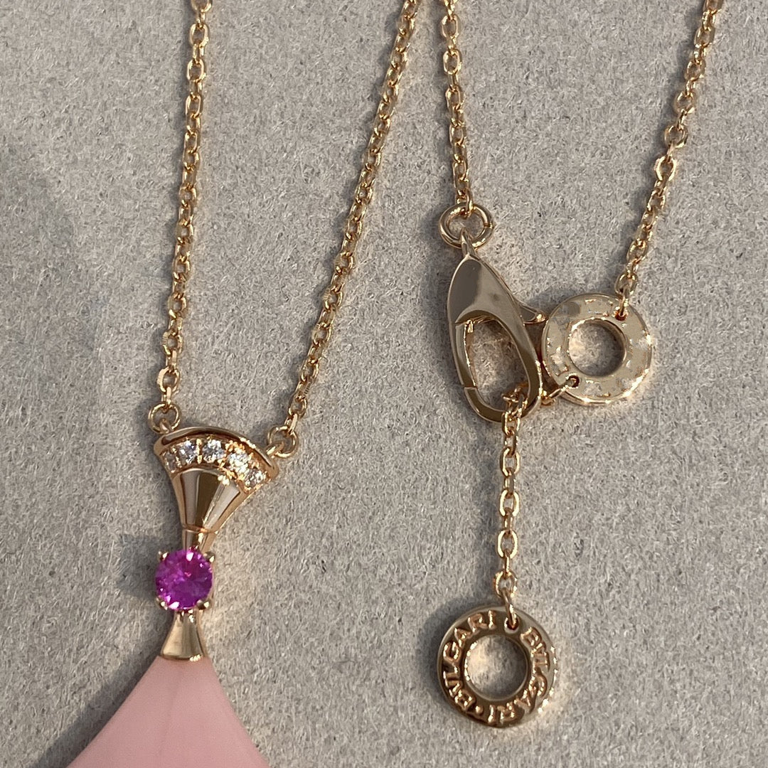 [Joyas Regalia] COLLAR DE ENSUEÑO ÓPALO ROSA