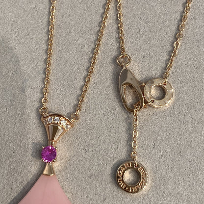 [Joyas Regalia] COLLAR DE ENSUEÑO ÓPALO ROSA