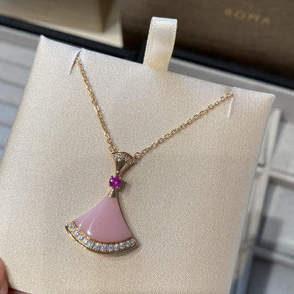 [Joyas Regalia] COLLAR DE ENSUEÑO ÓPALO ROSA