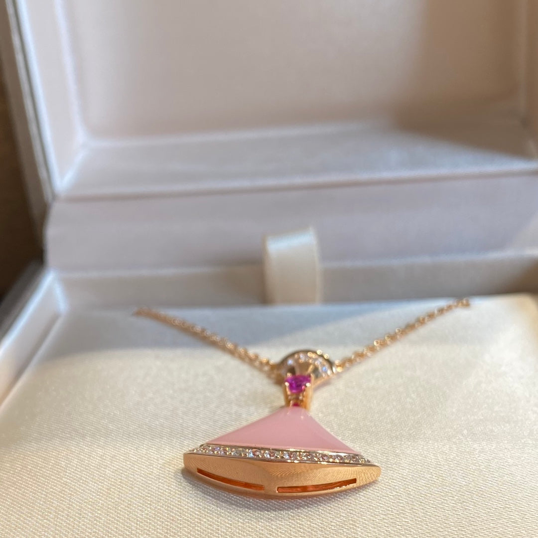 [Joyas Regalia] COLLAR DE ENSUEÑO ÓPALO ROSA