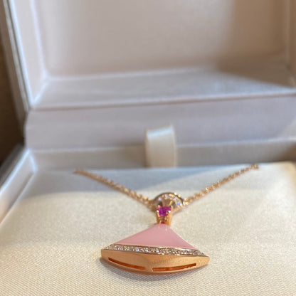 [Joyas Regalia] COLLAR DE ENSUEÑO ÓPALO ROSA