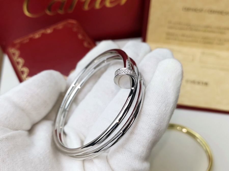 [Regalia jewelry]JUSTE BRACELET 3.5MM DOUBLE ROW DIAMOND