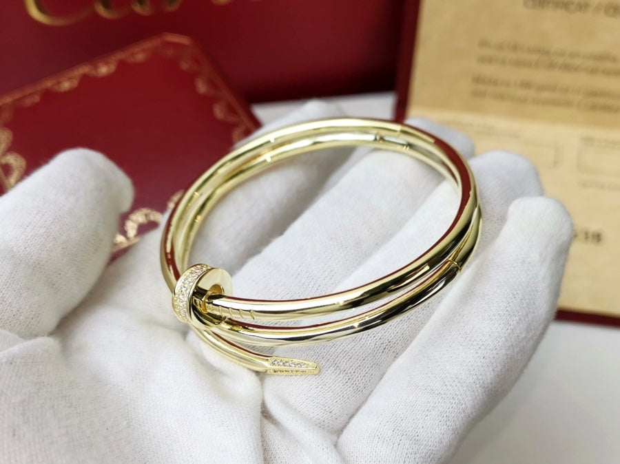 [Regalia jewelry]JUSTE BRACELET 3.5MM DOUBLE ROW DIAMOND