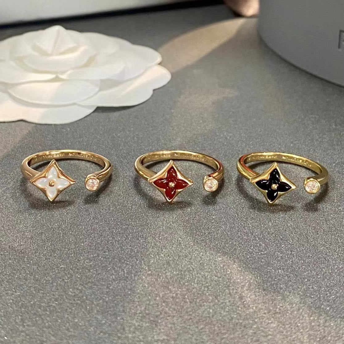 [Bijoux Regalia] BAGUE OUVERTE STAR 1 DIAMANT