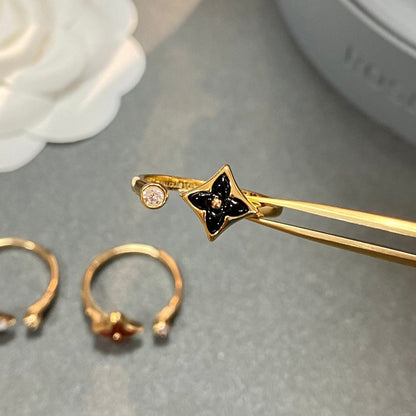 [Bijoux Regalia] BAGUE OUVERTE STAR 1 DIAMANT