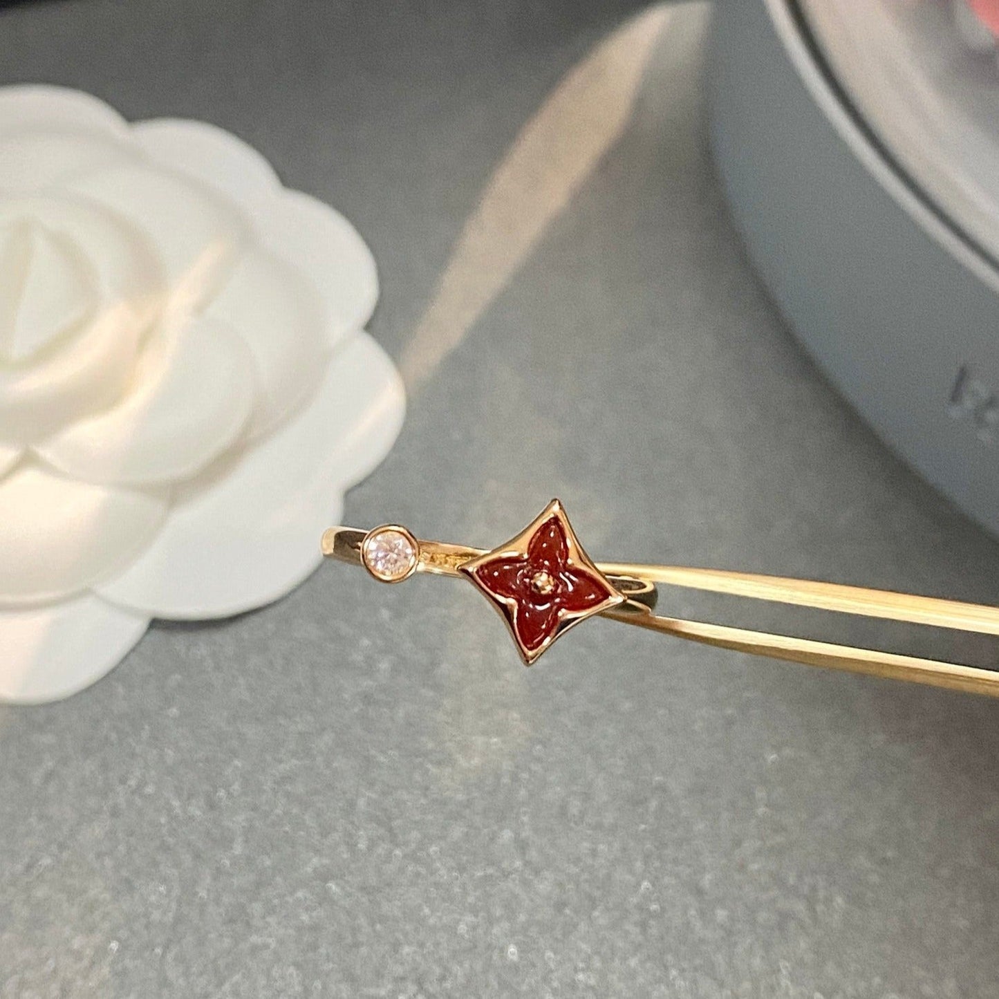 [Bijoux Regalia] BAGUE OUVERTE STAR 1 DIAMANT