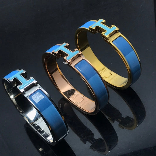 [Joyas Regalia] PULSERA H CERÁMICA ARCOÍRIS AZUL