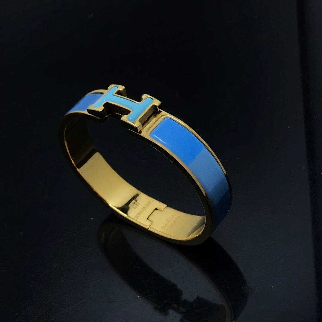 [Joyas Regalia] PULSERA H CERÁMICA ARCOÍRIS AZUL