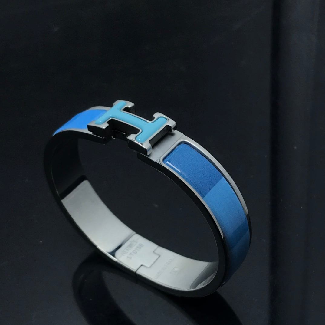 [Joyas Regalia] PULSERA H CERÁMICA ARCOÍRIS AZUL