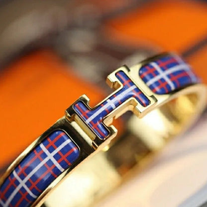 [Joyas Regalia]Pulsera tartán H de 12 mm