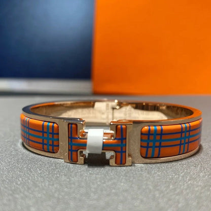 [Joyas Regalia]Pulsera tartán H de 12 mm