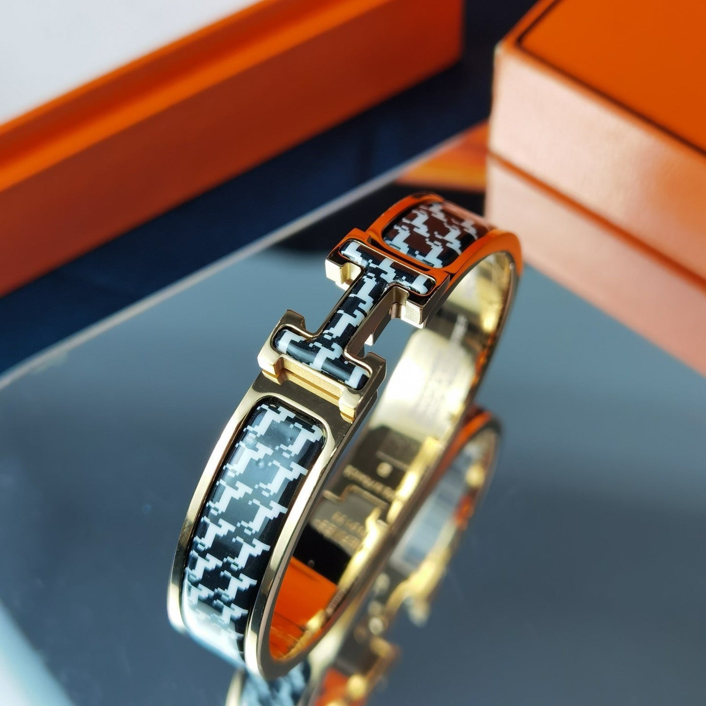 [Joyas Regalia]Pulsera de caballo H de 12 mm