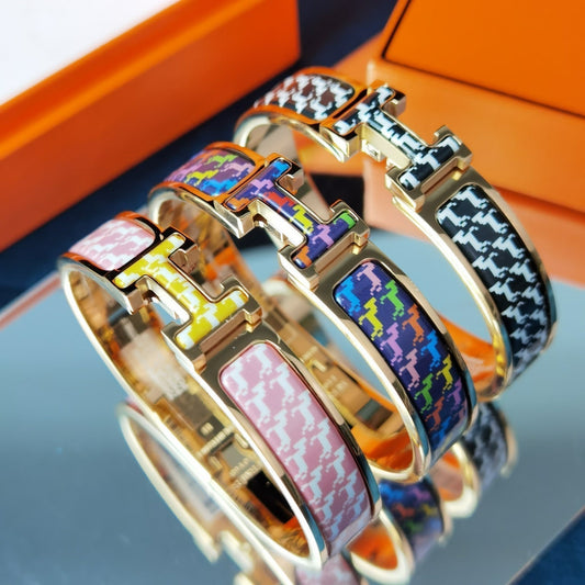 [Joyas Regalia]Pulsera de caballo H de 12 mm